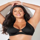 Loop Strap Underwire Halter Bikini Top image number null