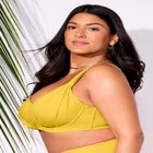 Bra Sized Drape Front Underwire Bikini Top image number null