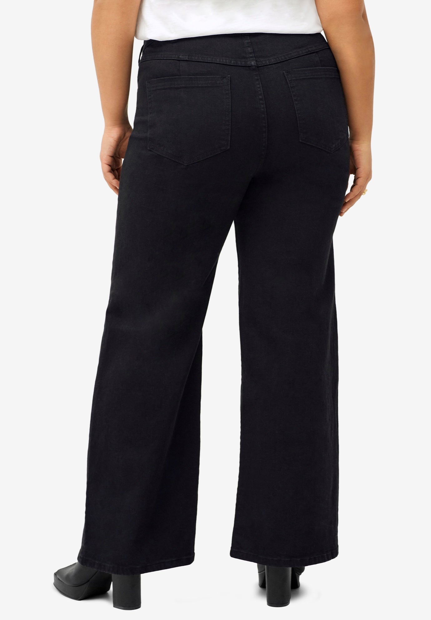 5-Pocket Wide Leg Jeans image number 1