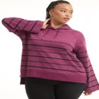 Bell-Sleeve French Terry Sweatshirt image number null