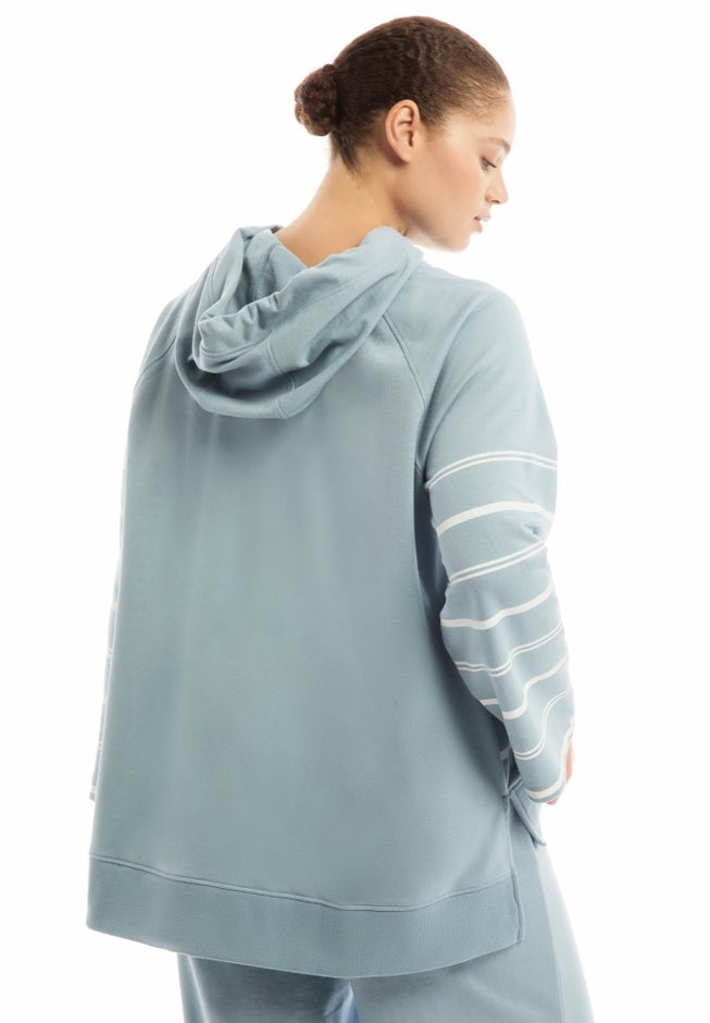 Bell-Sleeve French Terry Sweatshirt image number 1