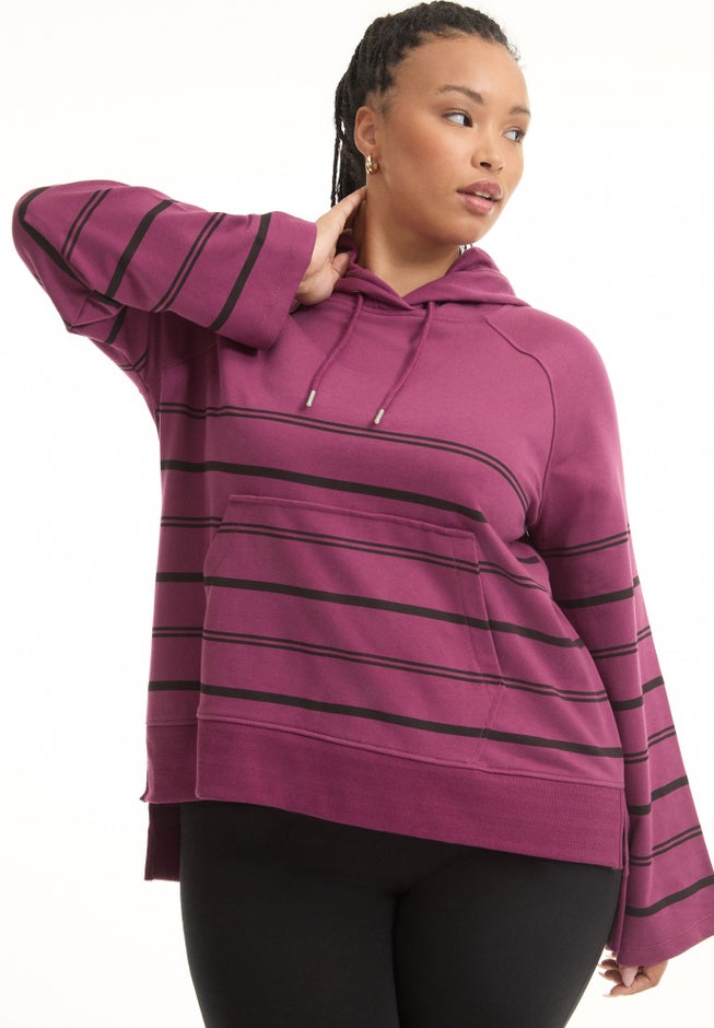 Bell-Sleeve French Terry Sweatshirt image number 0