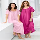 2-Pack Long Silky Gown image number null