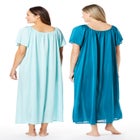 2-Pack Long Silky Gown image number null
