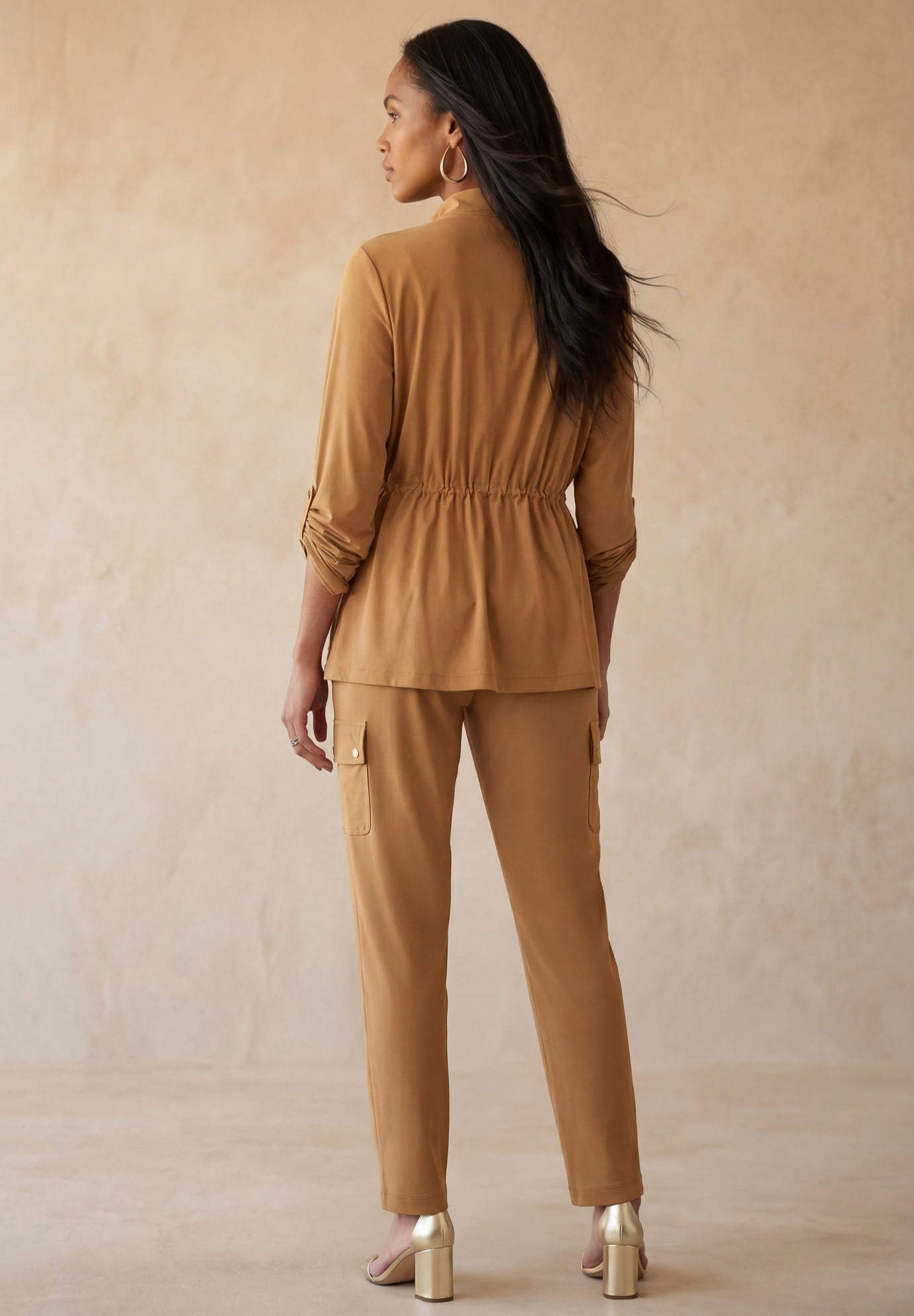 2-Piece Stretch Knit Cargo Set image number 2