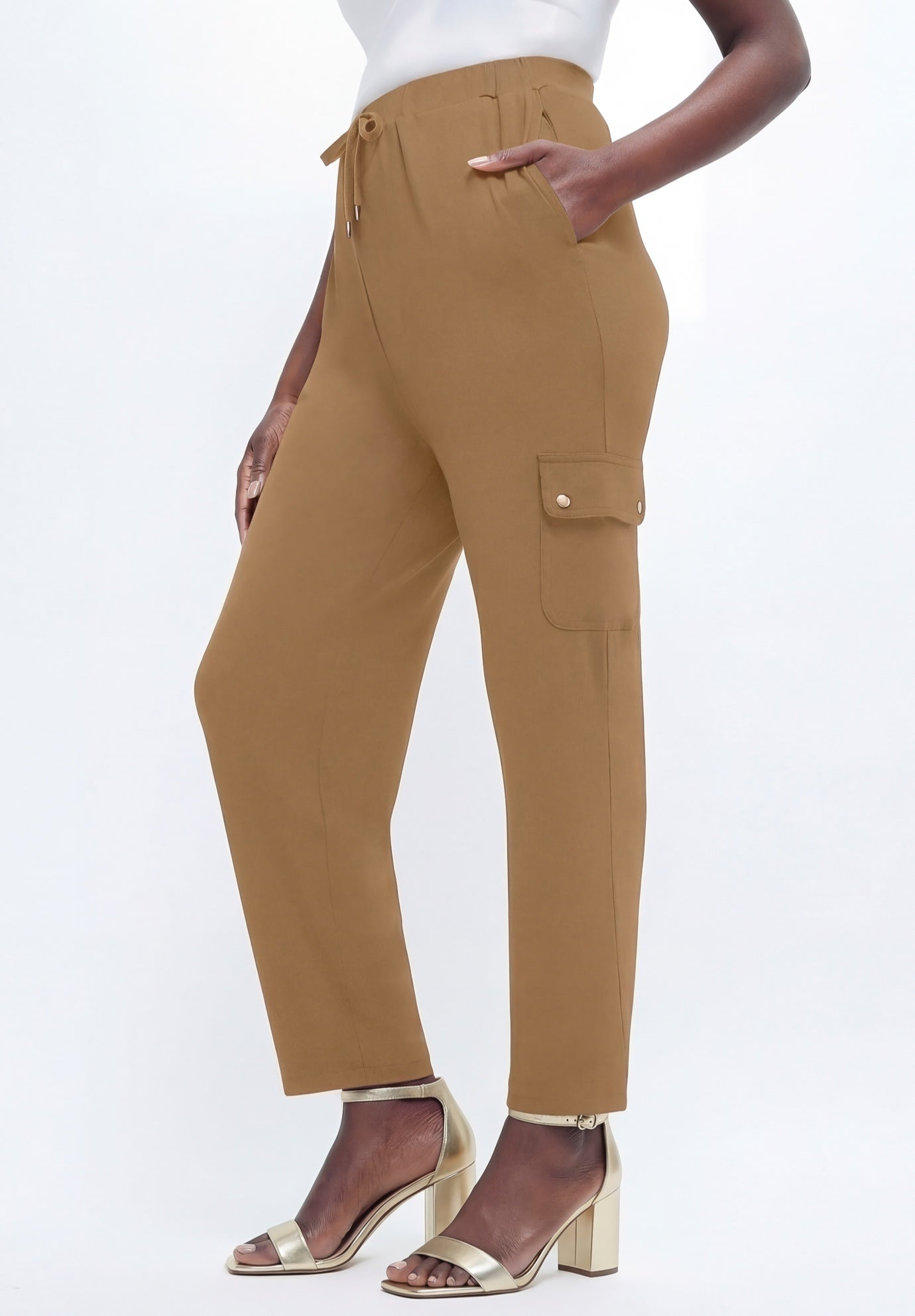 2-Piece Stretch Knit Cargo Set image number 3