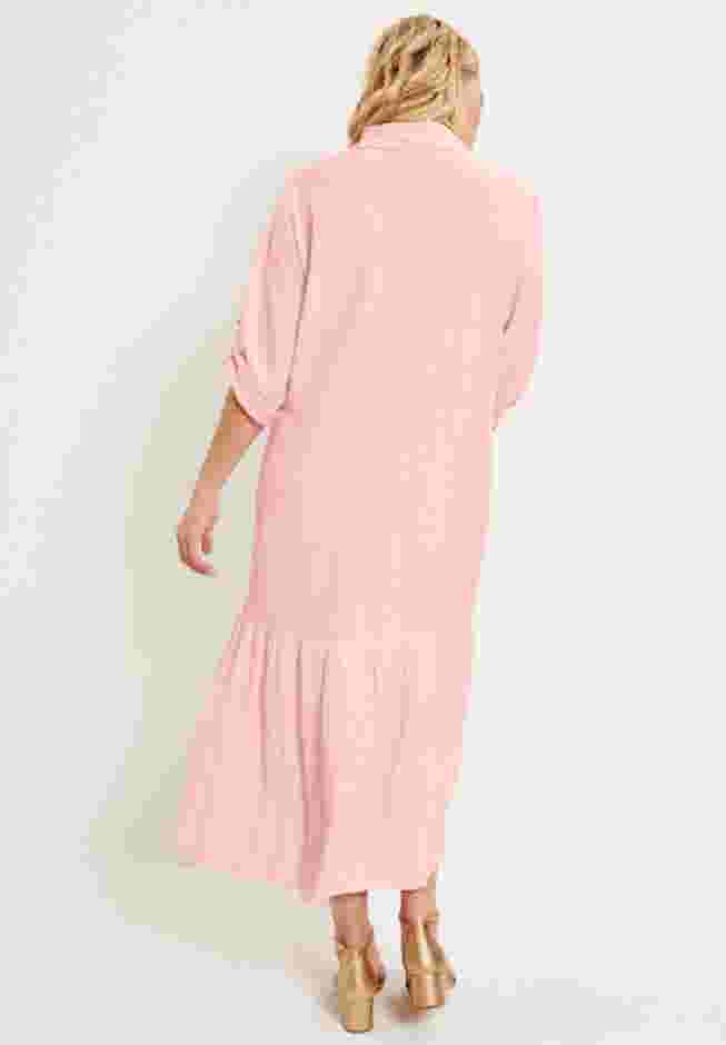 Ruffled Shirt Dress image number 1