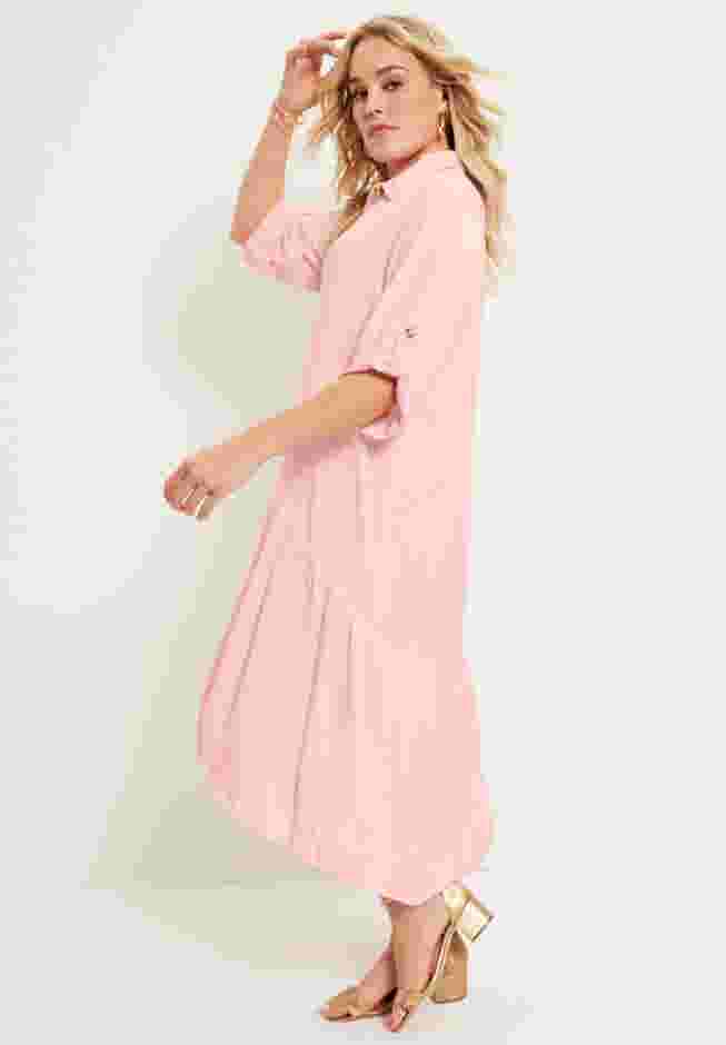 Ruffled Shirt Dress image number 2