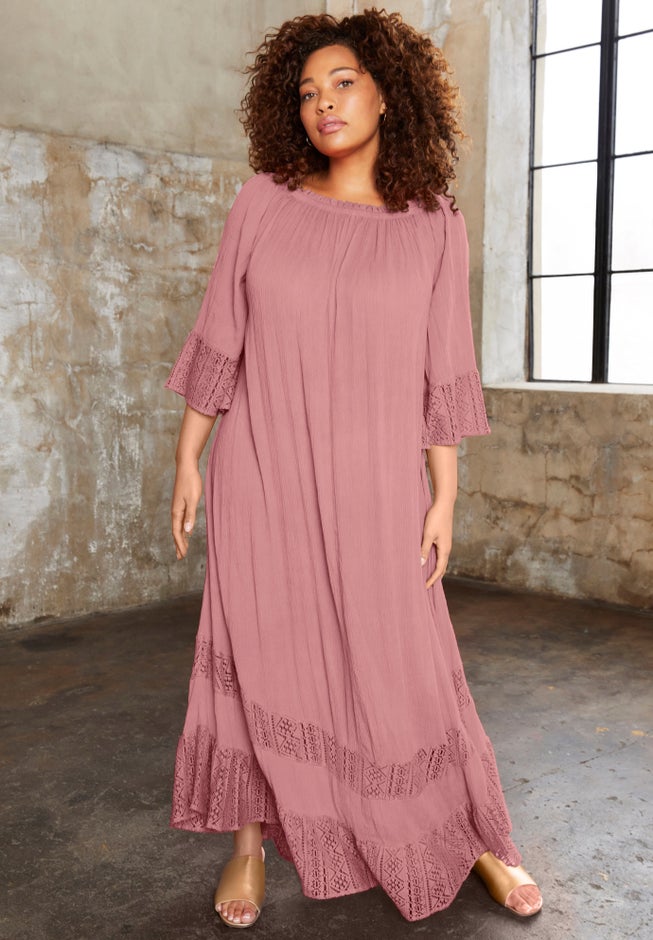 Off-The-Shoulder Maxi Dress image number 0