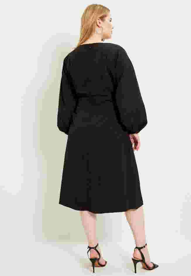 Puff-Sleeve Dress image number 1