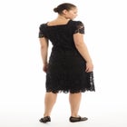 Square-Neck Lace Midi Dress image number null