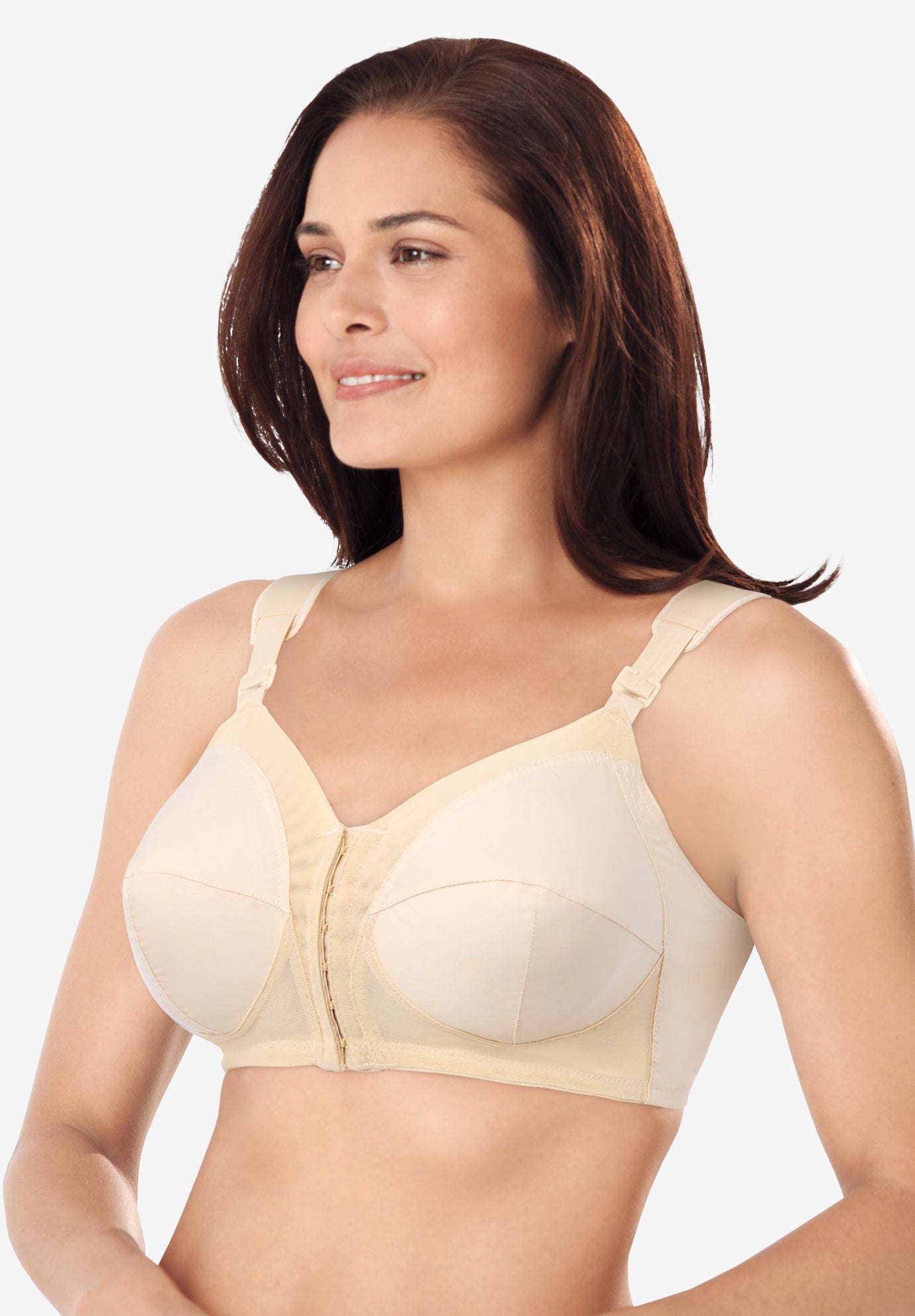 Exquisite Form® Fully® Front-Close Classic Support Wireless Bra image number 0