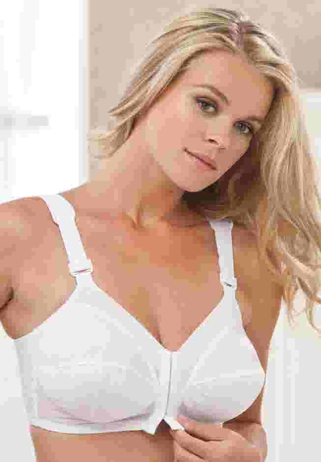 Exquisite Form® Fully® Front-Close Classic Support Wireless Bra image number 3