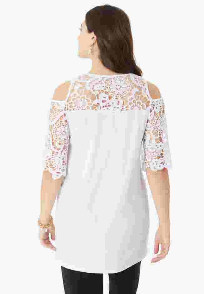 Cold Shoulder Ultrasmooth® Fabric Tunic image number 1