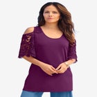 Cold Shoulder Ultrasmooth® Fabric Tunic image number null