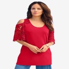 Cold Shoulder Ultrasmooth® Fabric Tunic image number null