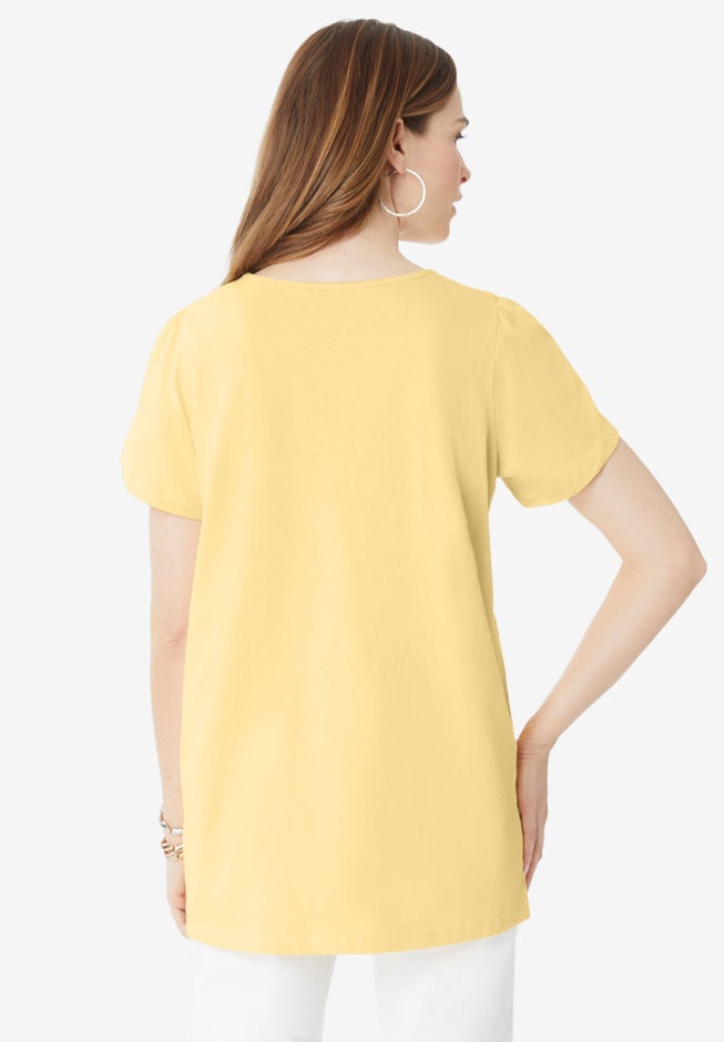 Shirred Ultimate Tee image number 1
