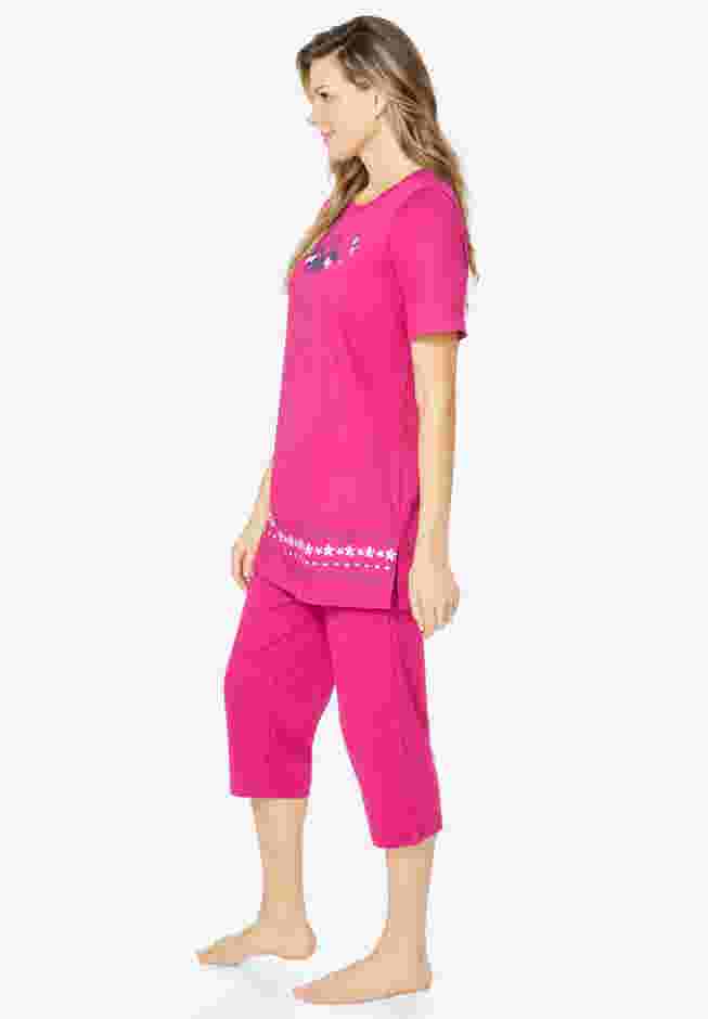 Knit Capri Sleep Set image number 2