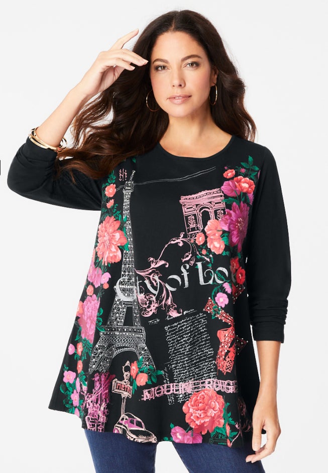 Travel Graphic Long Sleeve Tee image number 0