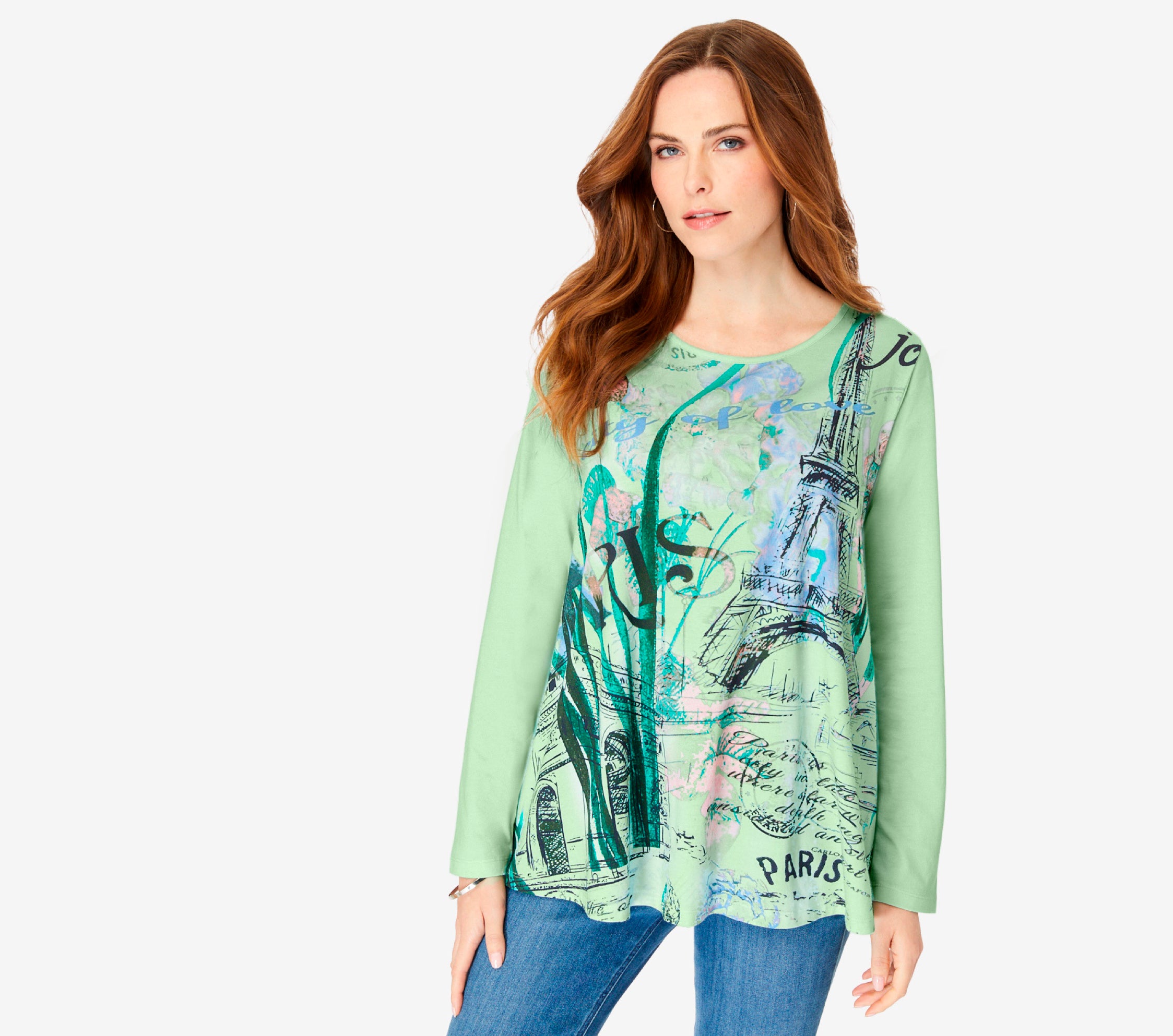 Travel Graphic Long Sleeve Tee image number 0