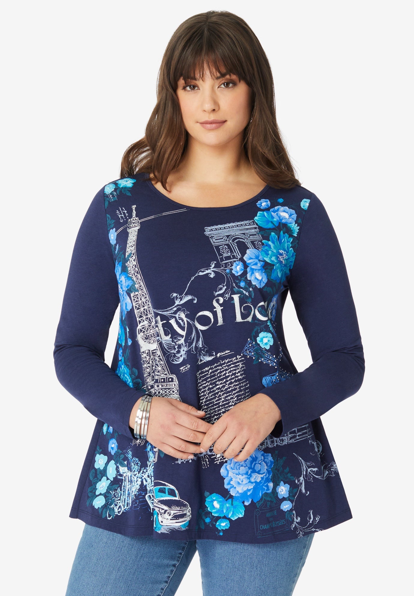 Travel Graphic Long Sleeve Tee image number 0