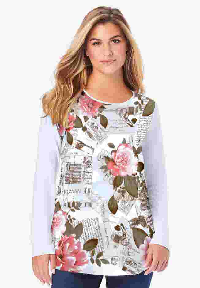 Travel Graphic Long Sleeve Tee image number 0