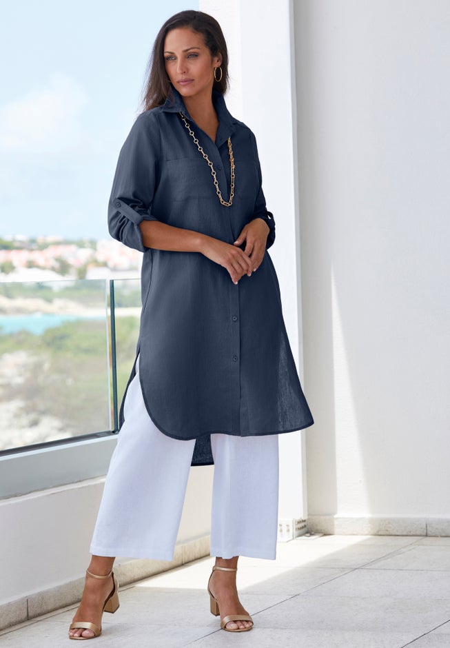 Linen Mega Tunic image number 1