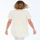 Lace Yoke Pleated Tunic image number null