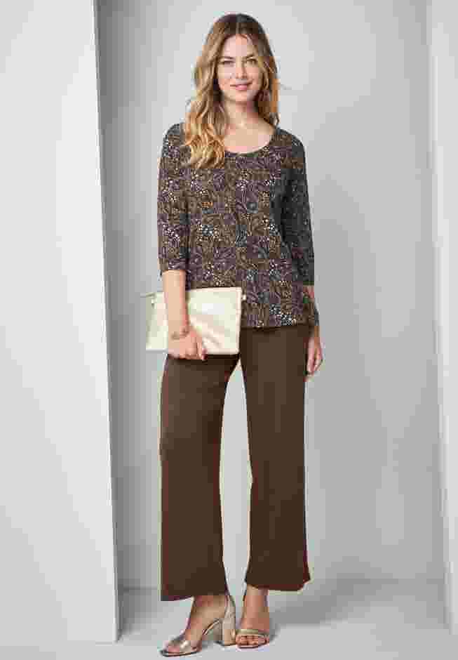 Soft Ease Wide Leg Pant image number 3