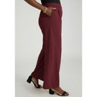 Stretch Knit Crepe Wide Leg Pant image number null