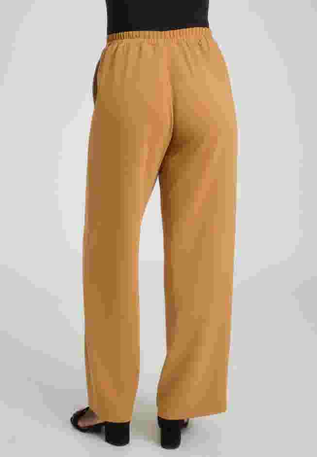 Stretch Knit Crepe Wide Leg Pant image number 1