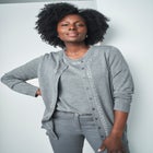 Fine Gauge Button-Front Cardigan image number null