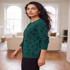 Fine Gauge Button-Front Cardigan image number 2