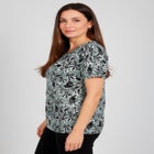 Fine Gauge Crewneck Knit Shell image number null