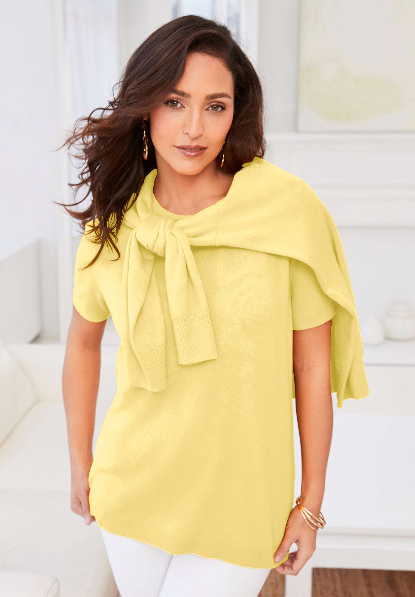 Fine Gauge Crewneck Shell image number 0