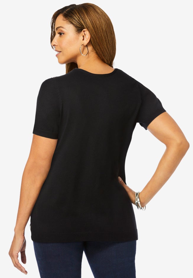 Fine Gauge Crewneck Shell image number 1