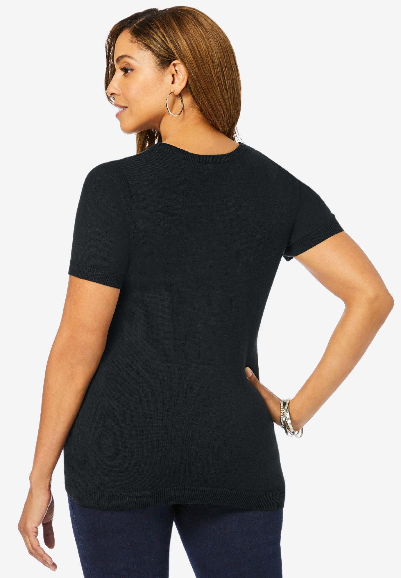 Fine Gauge Crewneck Shell image number 1