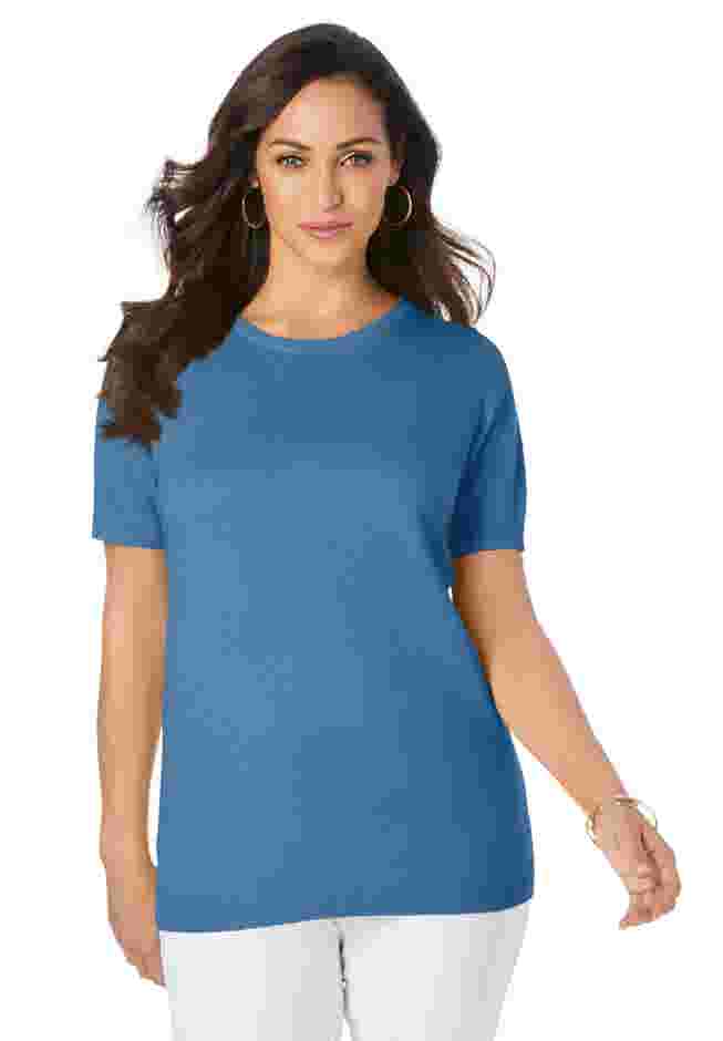 Fine Gauge Crewneck Shell image number 0