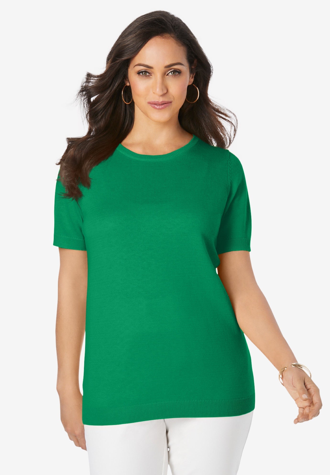 Fine Gauge Crewneck Shell image number 0