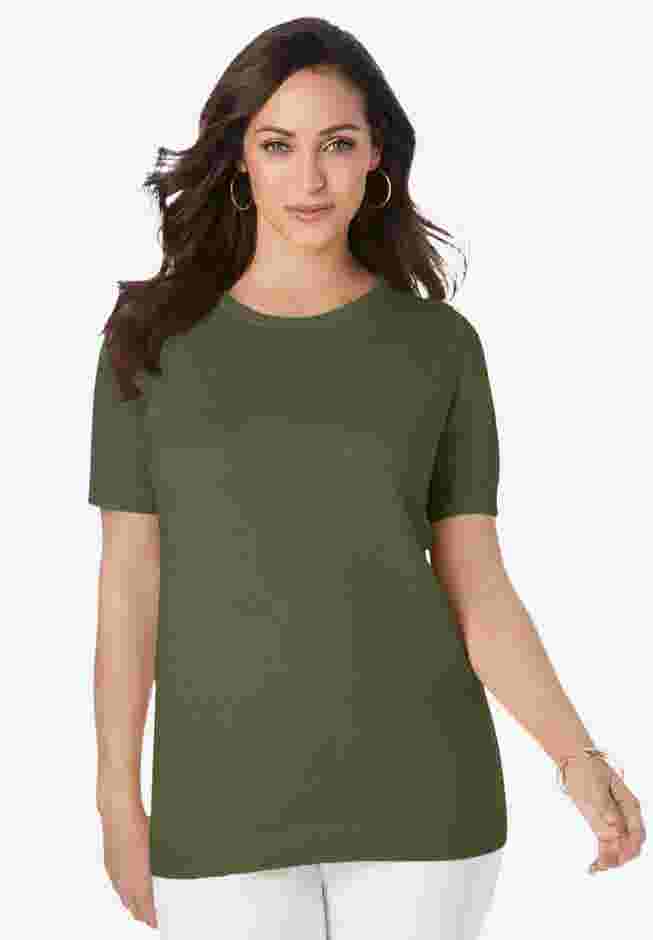 Fine Gauge Crewneck Shell image number 0