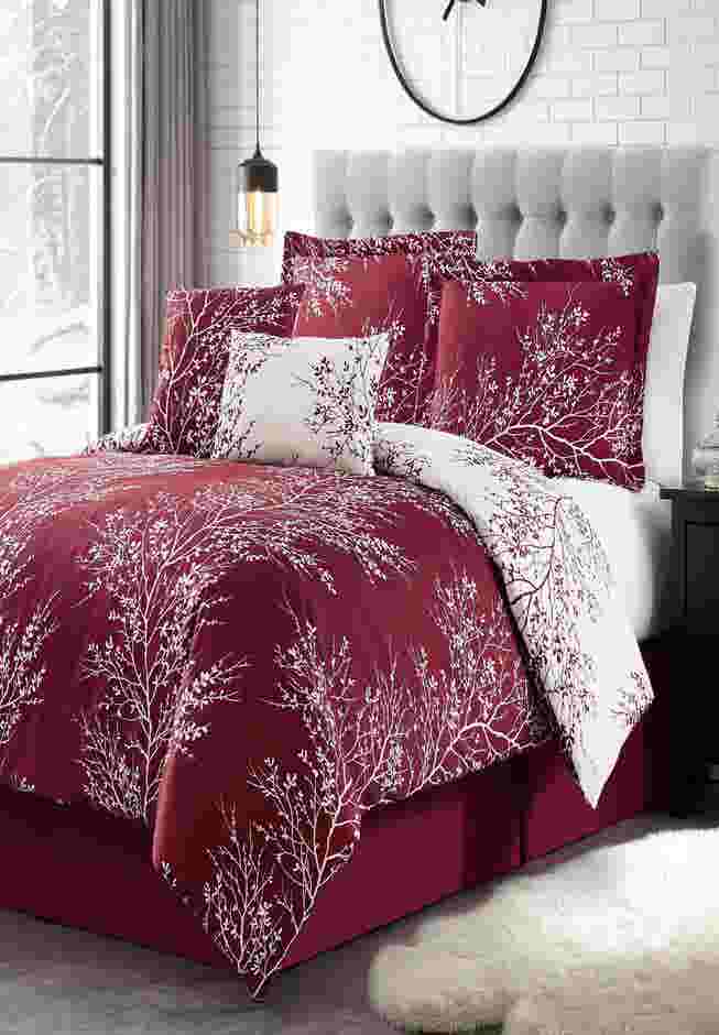 Reversible Foliage Comforter Set image number 0