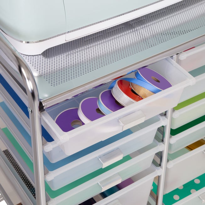 12-Drawer Rolling Craft Storage Cart image number 1