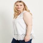 Lace Yoke La Vie Tank image number null