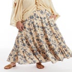 Tiered Midi Skirt image number 3