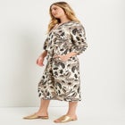 Halcion Lino Soleil Shirtdress image number null