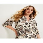 Halcion Lino Soleil Shirtdress image number null