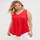 Tank Tunic With Inverted Pleat image number null