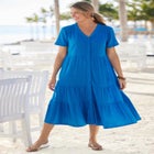 Gauze Tiered Dress image number 1