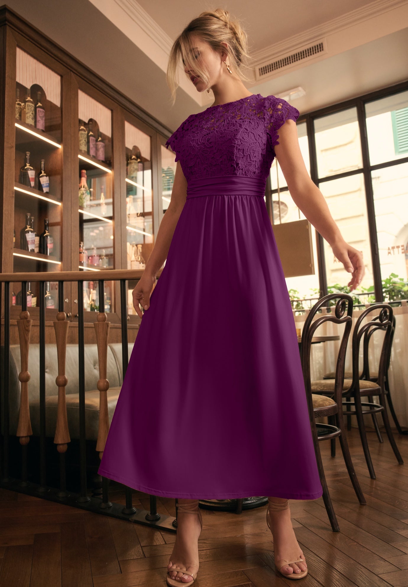 Lace Maxi Dress image number 0