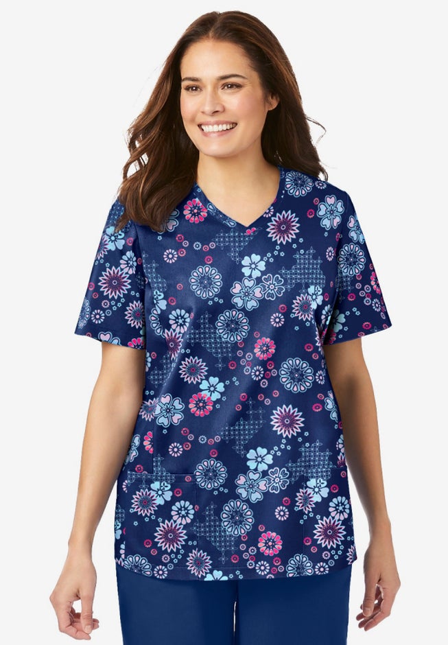 V-Neck Scrub Top image number 0
